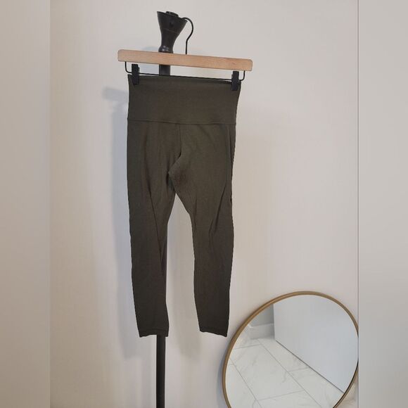 Lululemon Align Pant II *25"Dark Olive Size 4 - Picture 1 of 5